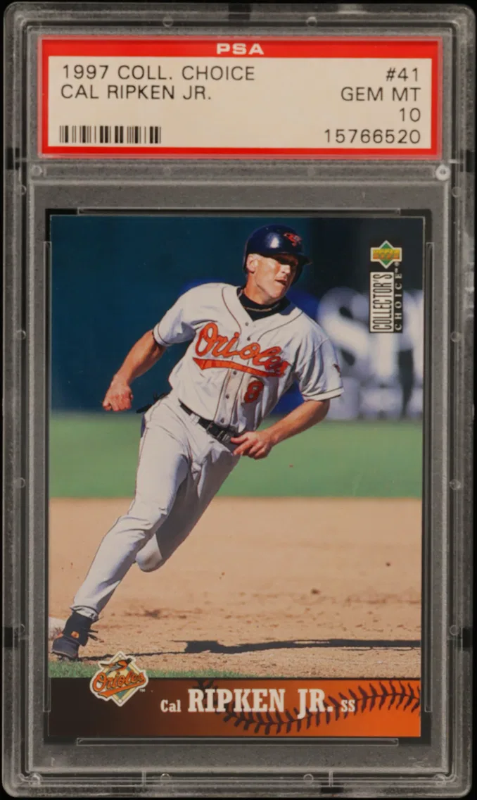 1997 #41 Cal Ripken Jr. PSA 10 Collector's Choice