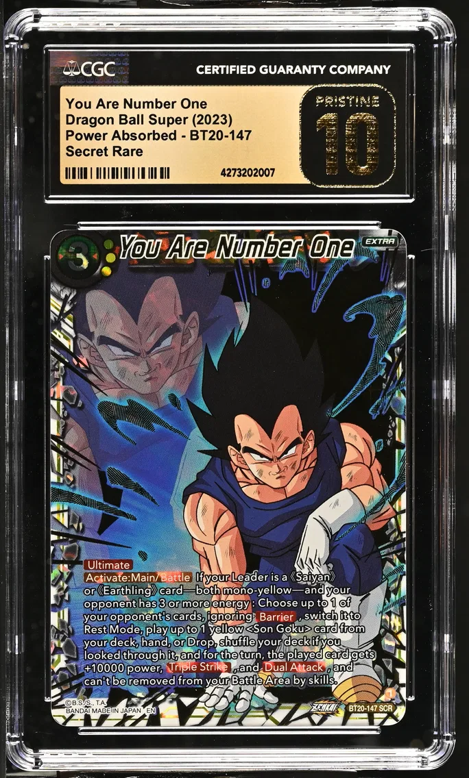2023 #BT20-147 You Are Number One CGC 10 Pristine Power Absorbed - English