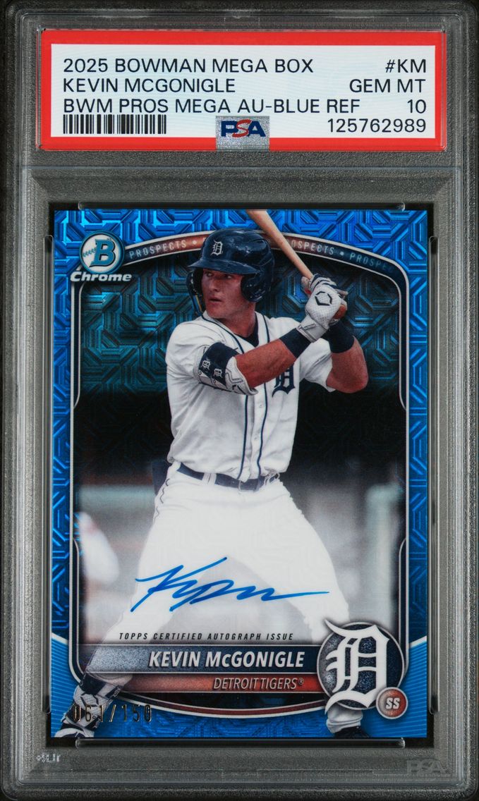 2025 #KM Kevin Mcgonigle PSA 10 