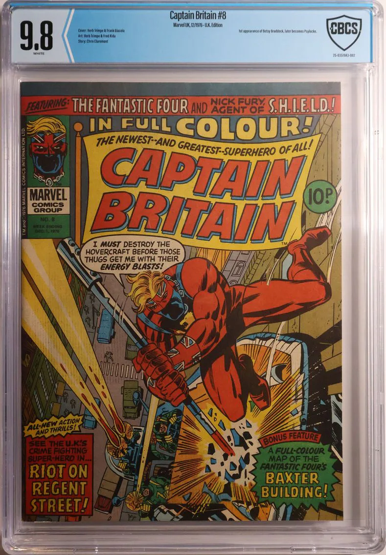 1976 #NA 1976 Captain Britain #8 CBCS 9.8 Marvel Comics CBCS 9.8