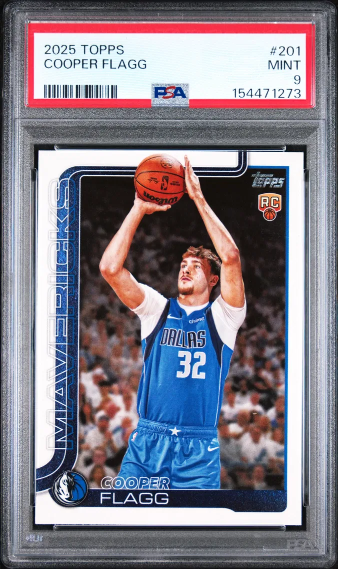 2025 #201 Cooper Flagg PSA 9 Topps