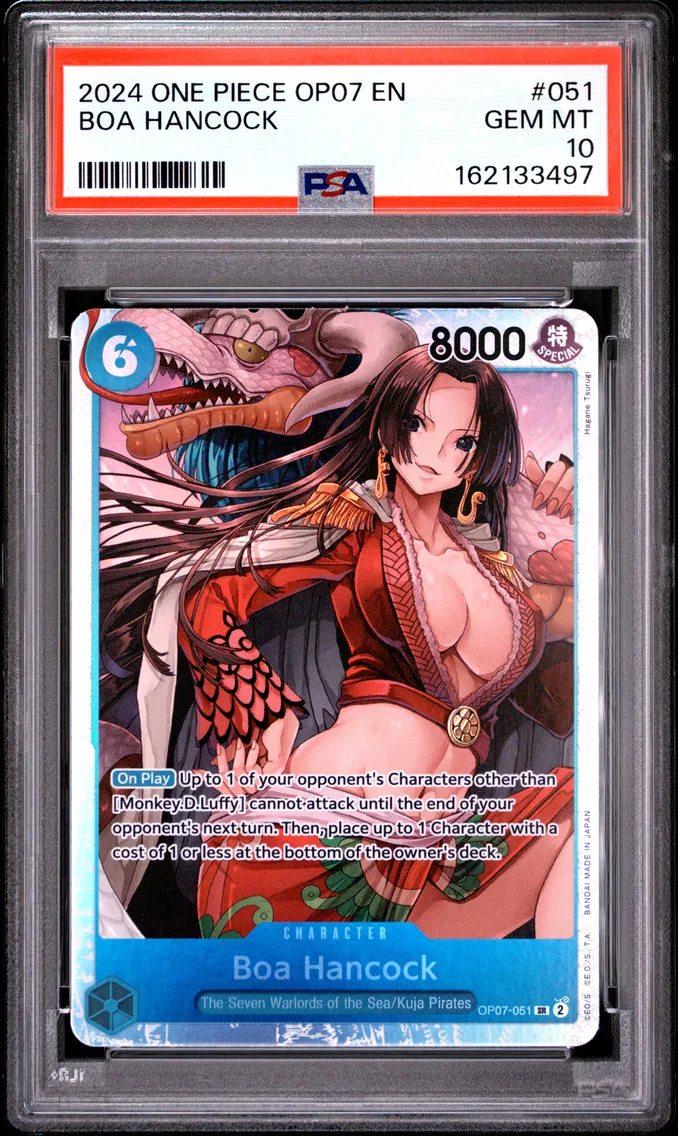 2024 #051 Boa Hancock PSA 10 One Piece OP07-500 Years in the Future