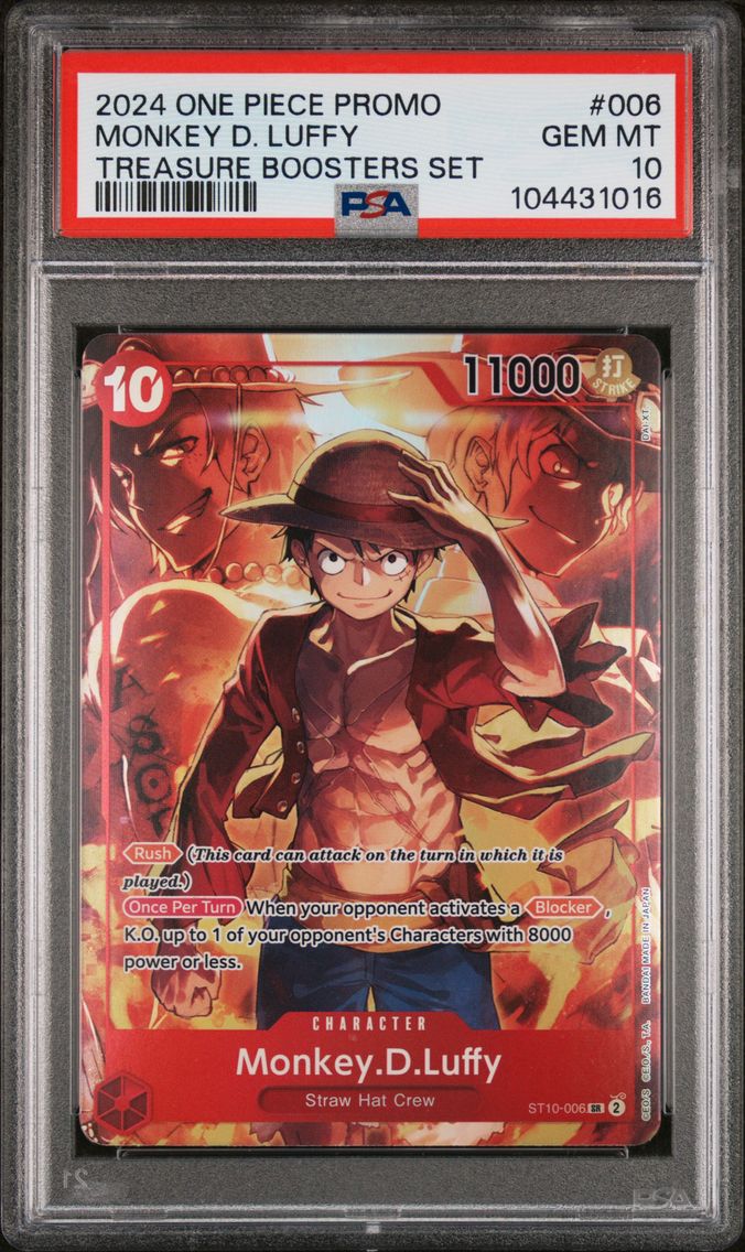 2024 #006 Monkey D. Luffy PSA 10 One Piece Promos