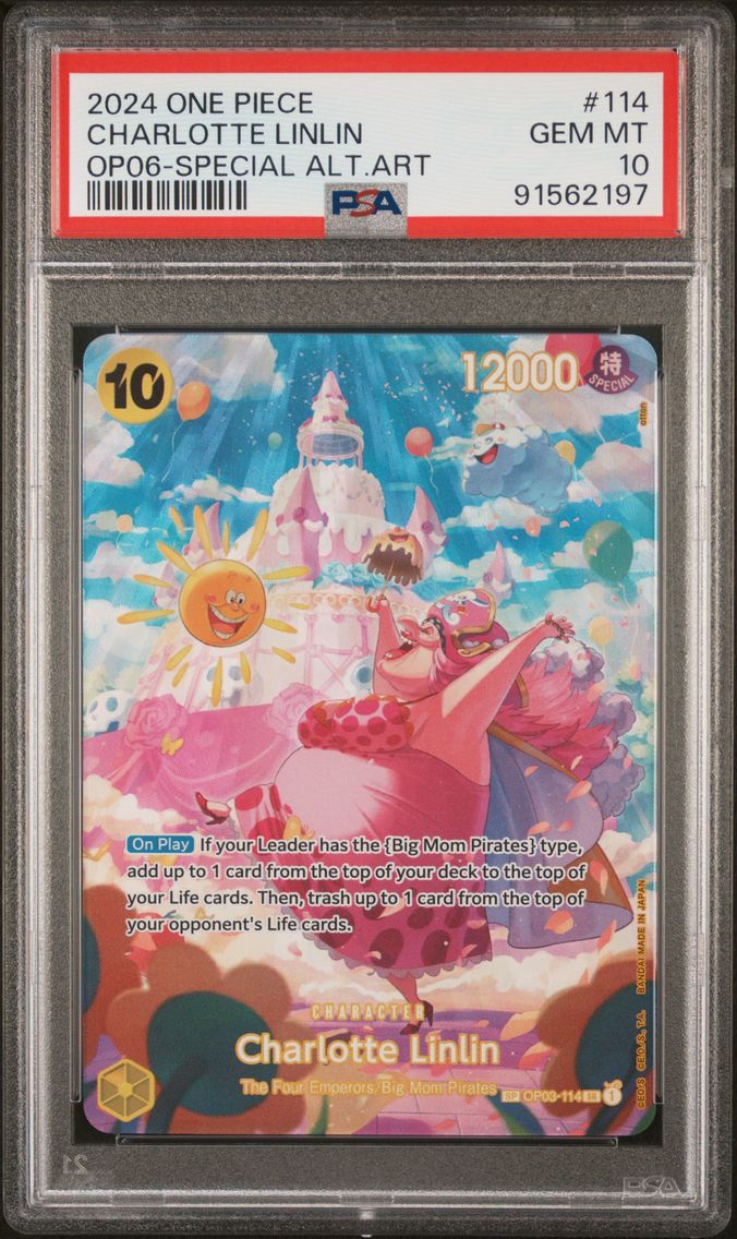 2024 #114 Charlotte Linlin PSA 10 One Piece OP06-Wings of the Captain