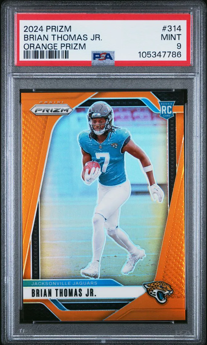 2024 #314 Brian Thomas Jr. PSA 9 Panini Prizm