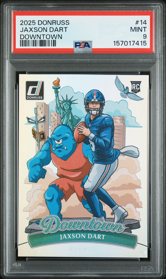 2025 #14 Jaxson Dart PSA 9 Panin