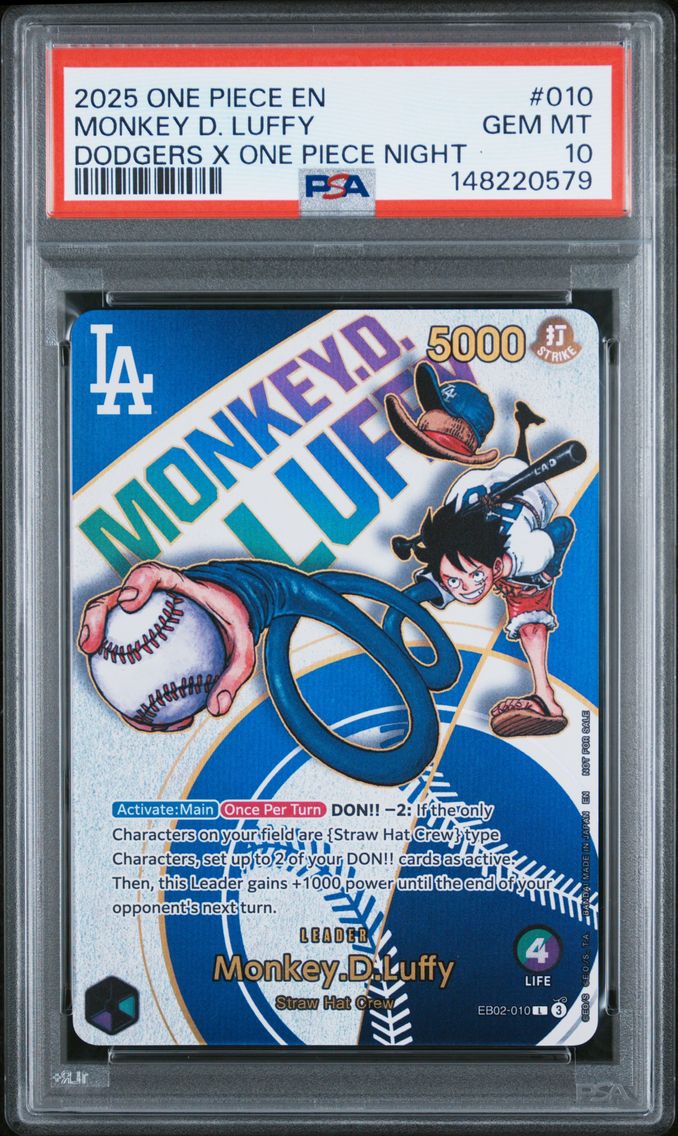 2025 #010 Monkey D. Luffy PSA 10