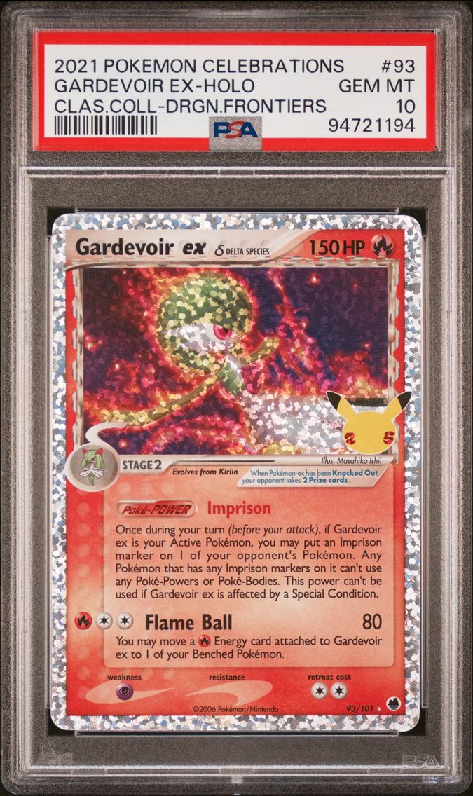 2021 #93 Gardevoir EX-Holo PSA 1