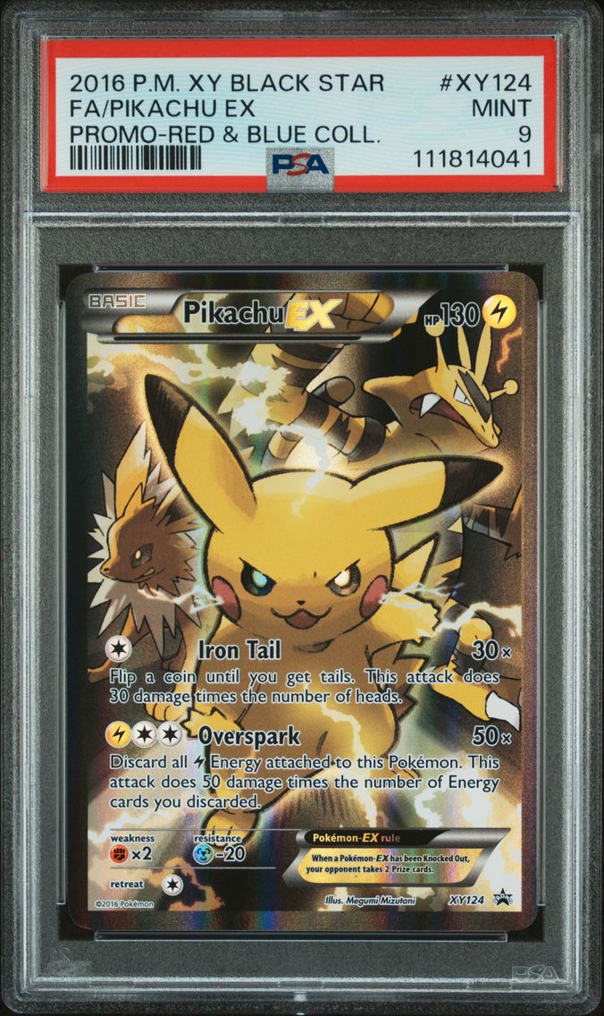 2016 #XY124 Full Art/Pikachu EX 