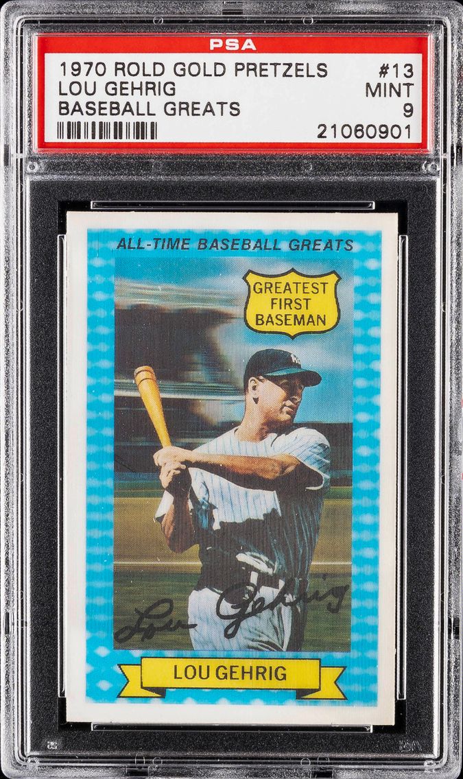 1970 #13 Lou Gehrig PSA 9 Rold G