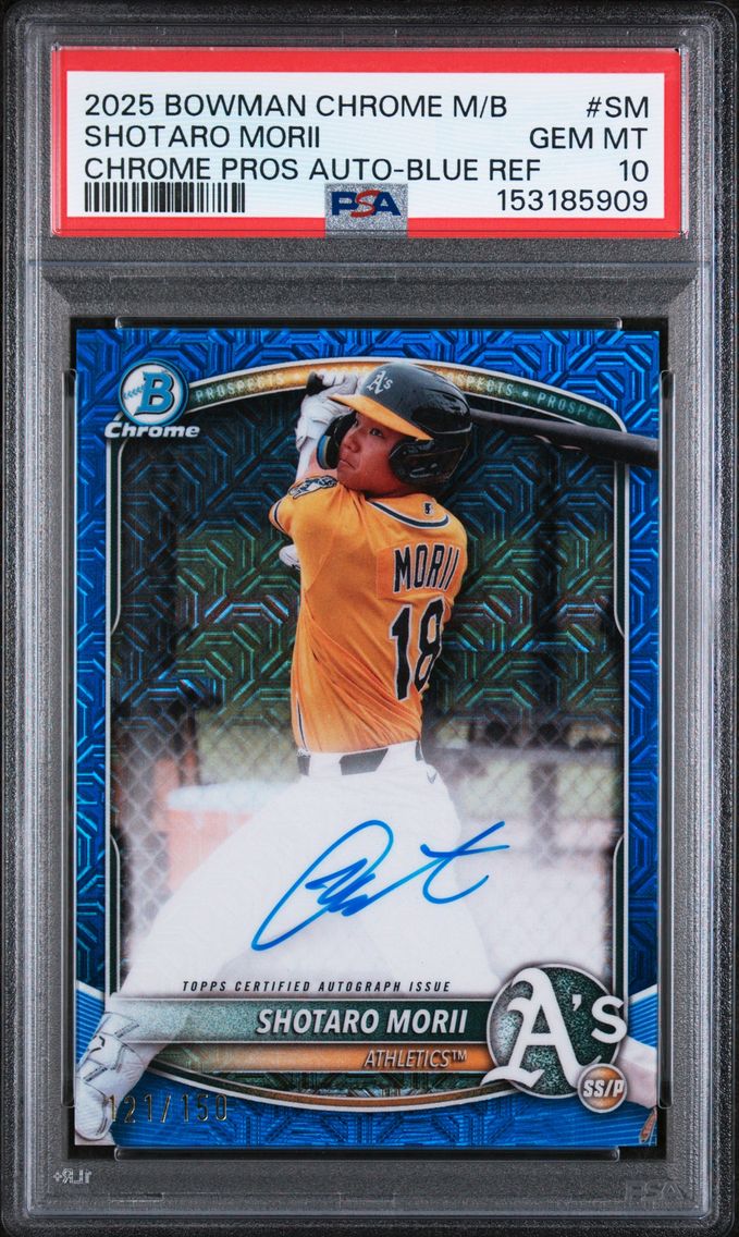 2025 #SM Shotaro Morii PSA 10 Bo