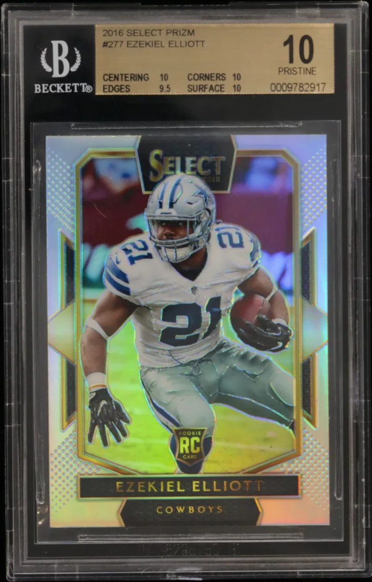 2016 #277 Ezekiel Elliott BGS 10 Select Prizm