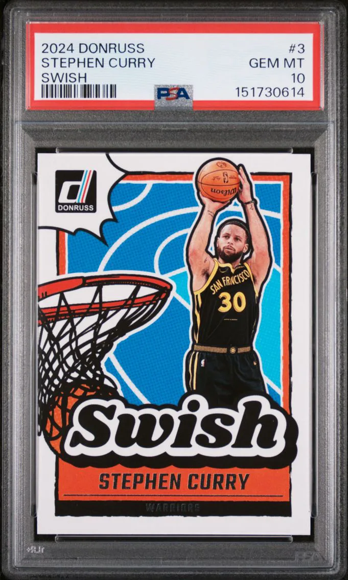 2024 #3 Stephen Curry PSA 10 Panini Donruss Swish