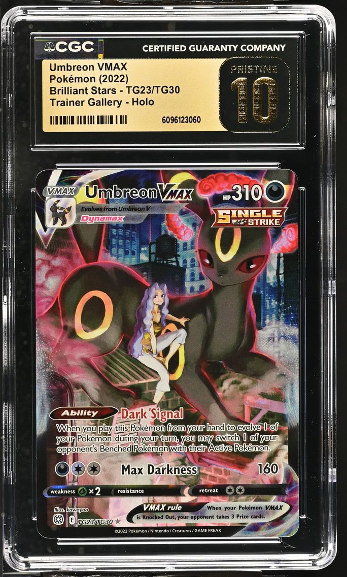2022 #TG23/TG30 Umbreon VMAX CGC 10 Pristine Brilliant Stars - English