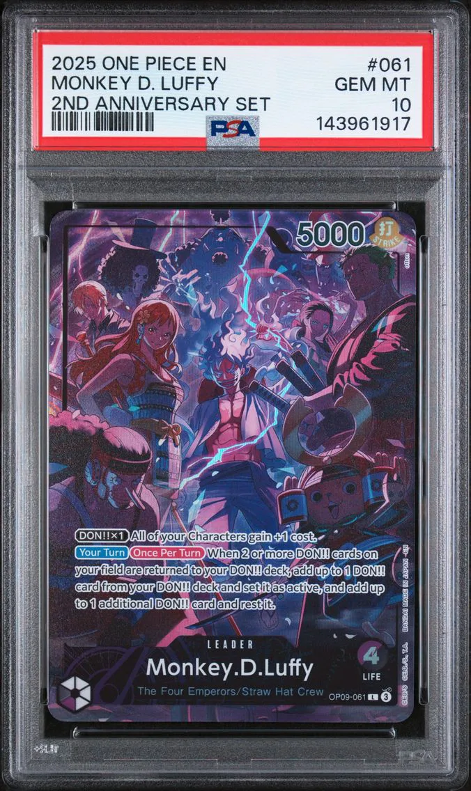 2025 #061 Monkey D. Luffy PSA 10