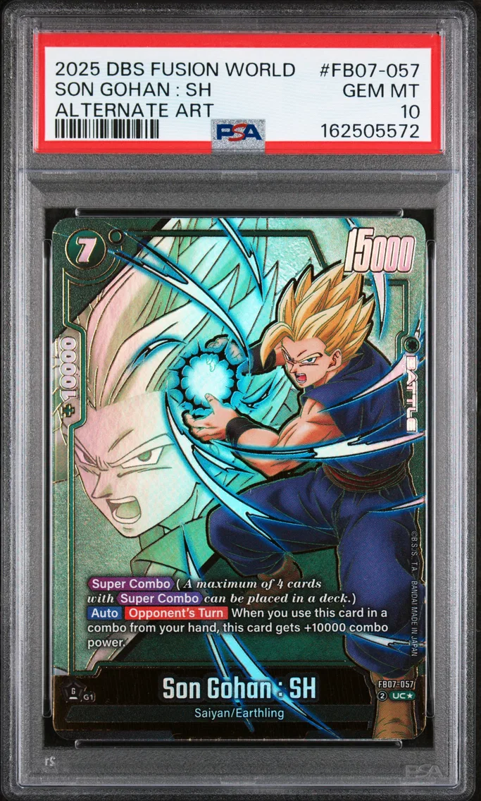 2025 #FB07-057 Son Gohan : SH PSA 10 Dragon Ball Super Card Game Fusion World Wish for Shenron