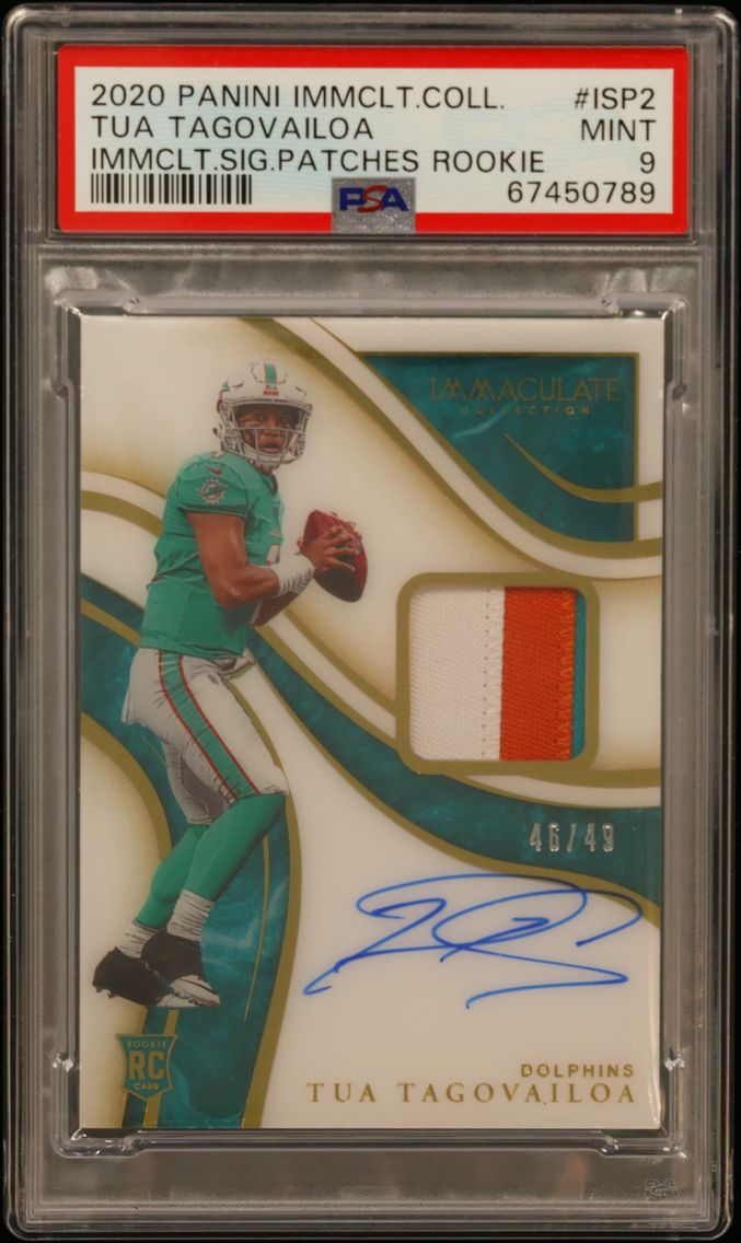 2020 #ISP2 Tua Tagovailoa PSA 9 