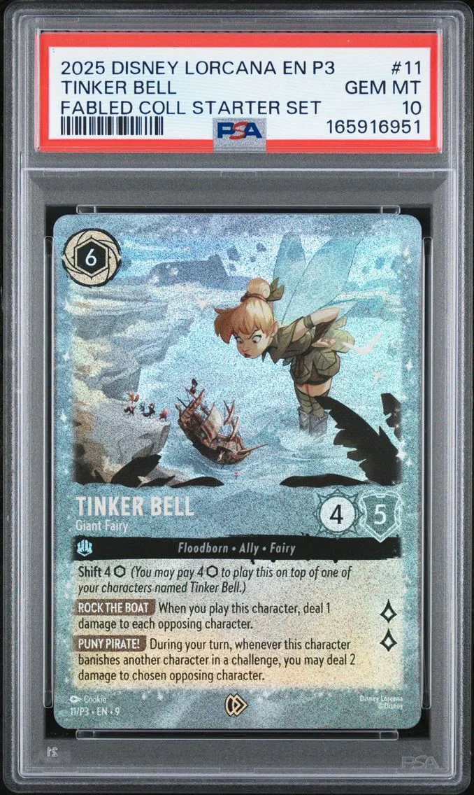 2025 #11 Tinker Bell - Giant Fairy PSA 10 Disney Lorcana EN P3-Promo