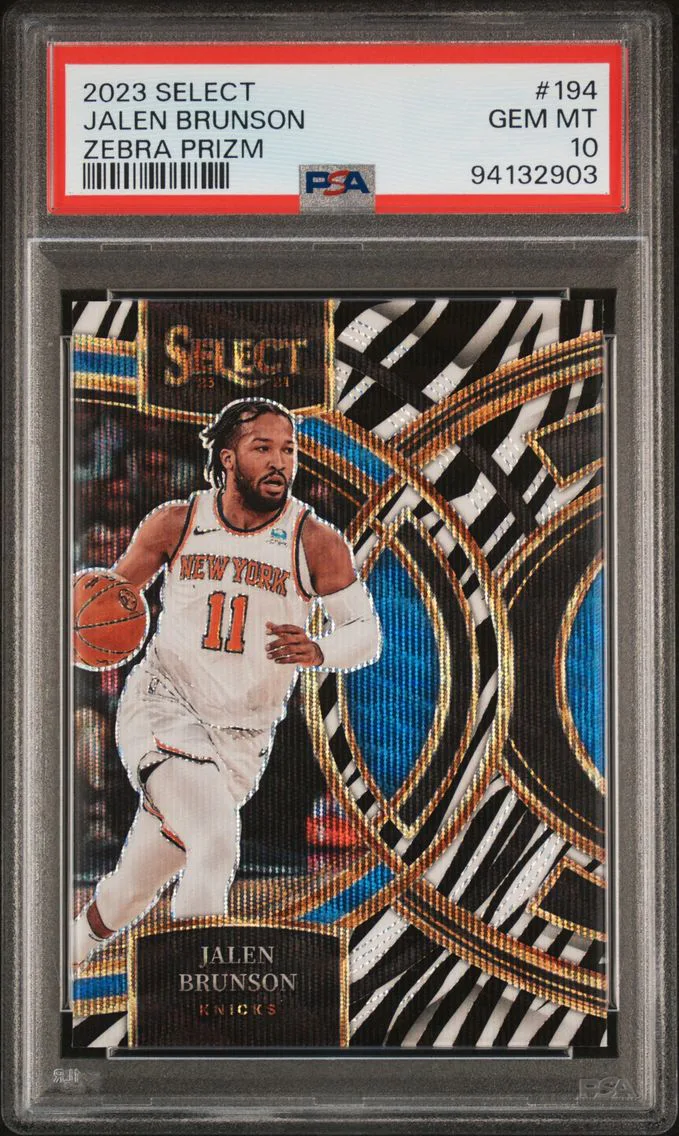 2023 #194 JALEN BRUNSON PSA 10 Panini Select