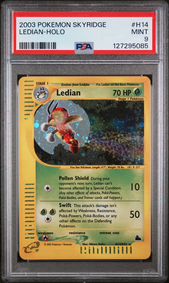 2003 #H14 Ledian-Holo PSA 9 Skyr