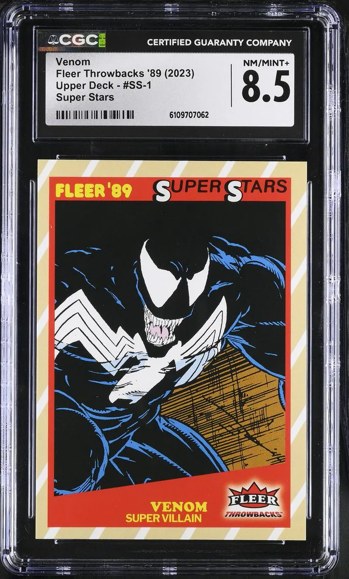 2023 #SS-1 Venom CGC 8.5 Throwbacks '89 Marvel Edition (2023 Fleer) - English