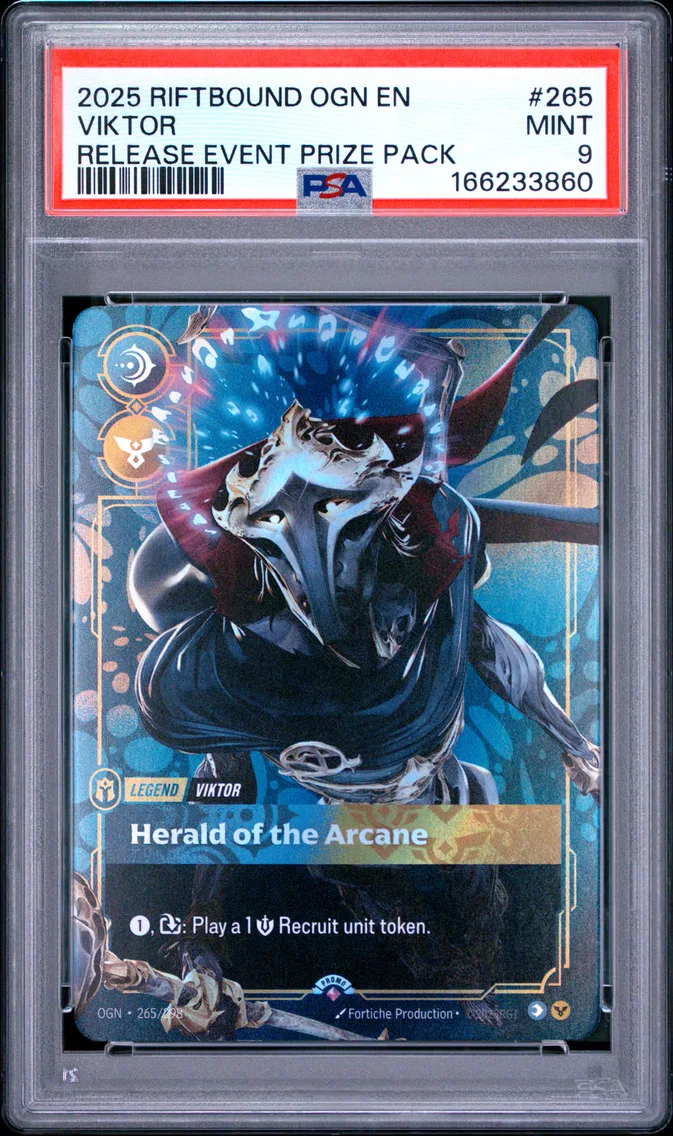 2025 #265 Viktor - Herald of the Arcane PSA 9 Riftbound: League of Legends Ogn-Origins