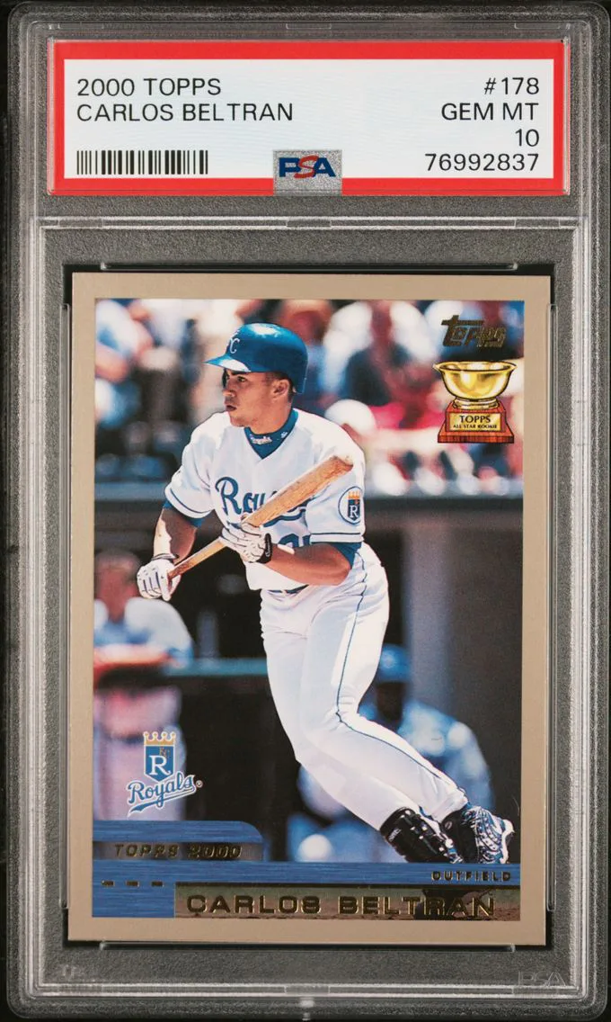 2000 #178 Carlos Beltran PSA 10 Topps