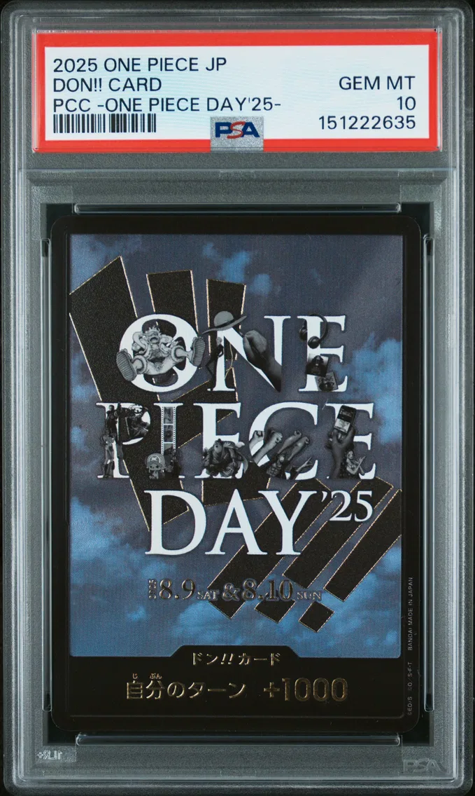 2025 #NA Don!! Card PSA 10 One Piece Japanese Premium Card Collection -One Piece Day'25-