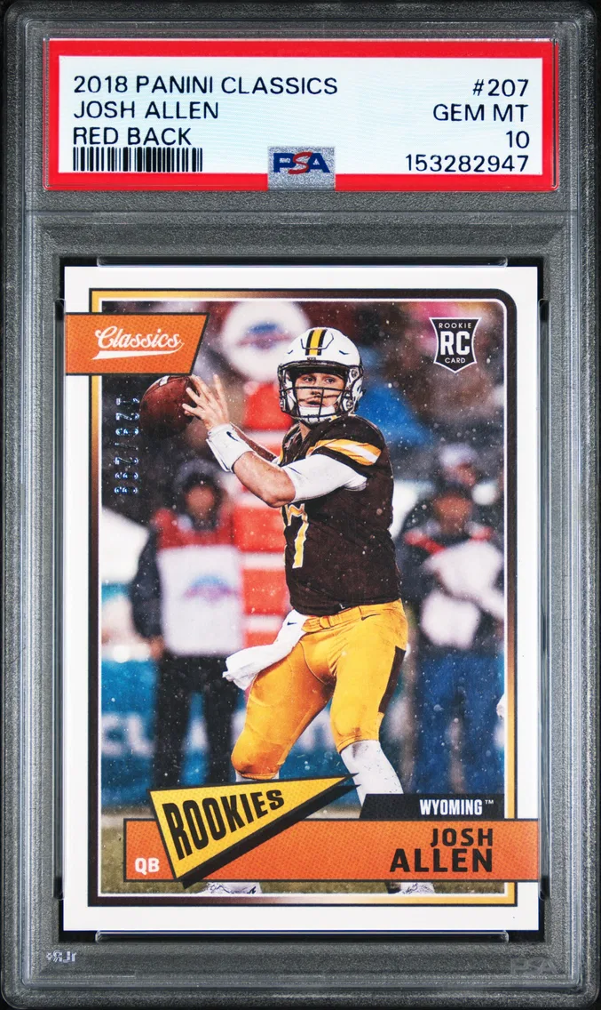 2018 #207 Josh Allen PSA 10 Panini Classics