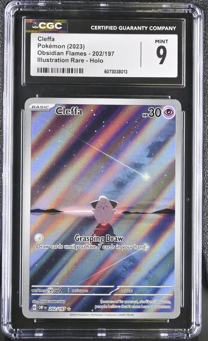 2023 #202 Cleffa CGC 9 Obsidian Flames - OBF EN - English