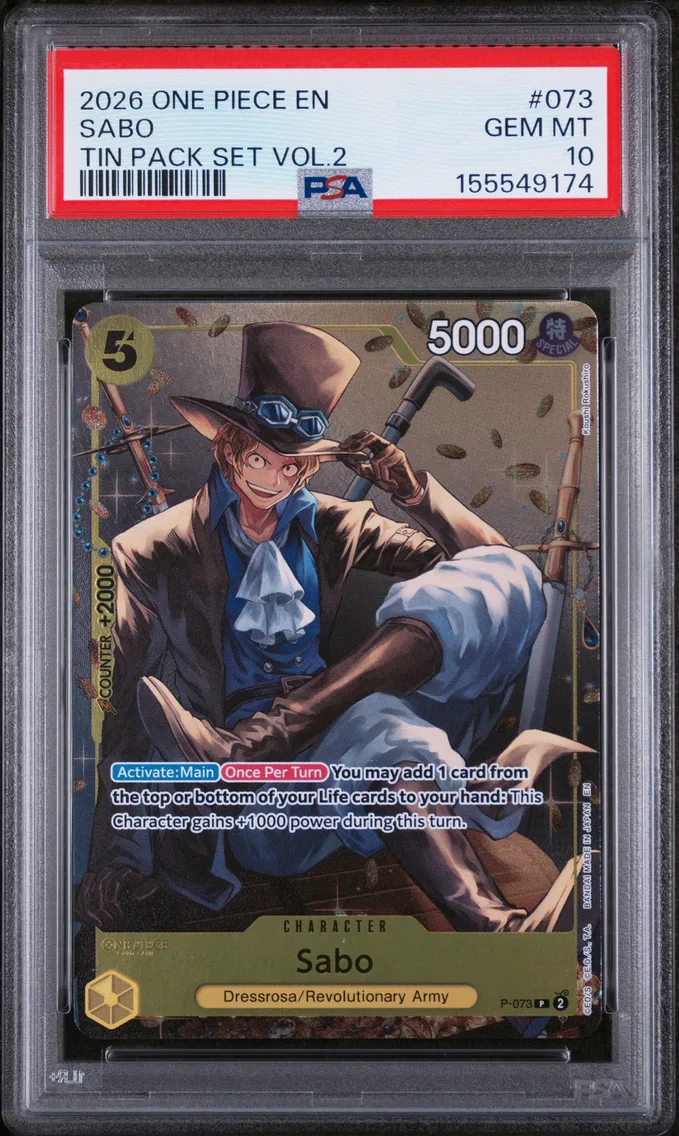 2026 #073 Sabo PSA 10 One Piece Promos