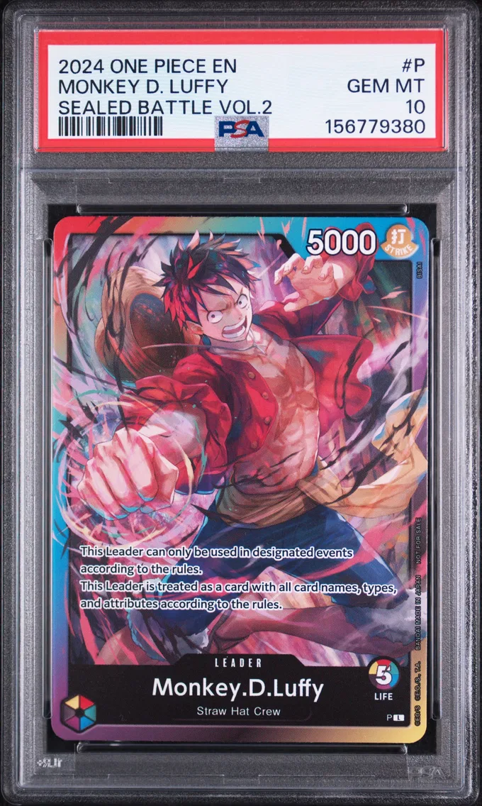 2024 #P Monkey D. Luffy PSA 10 One Piece Promos