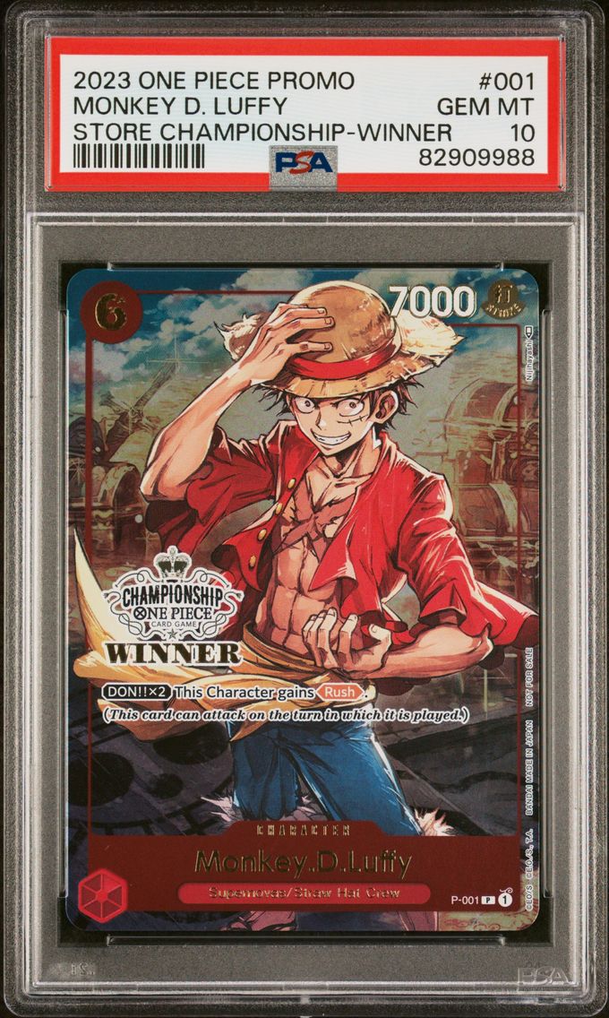 2023 #001 Monkey D. Luffy PSA 10