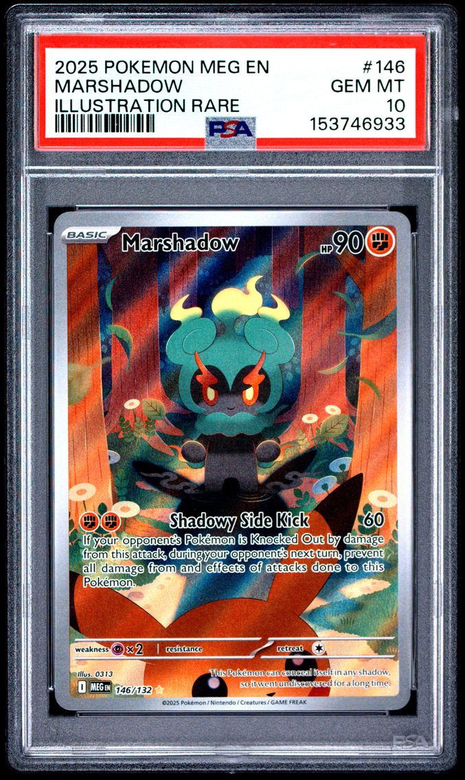 2025 #146 Marshadow PSA 10 Meg EN-Mega Evolution