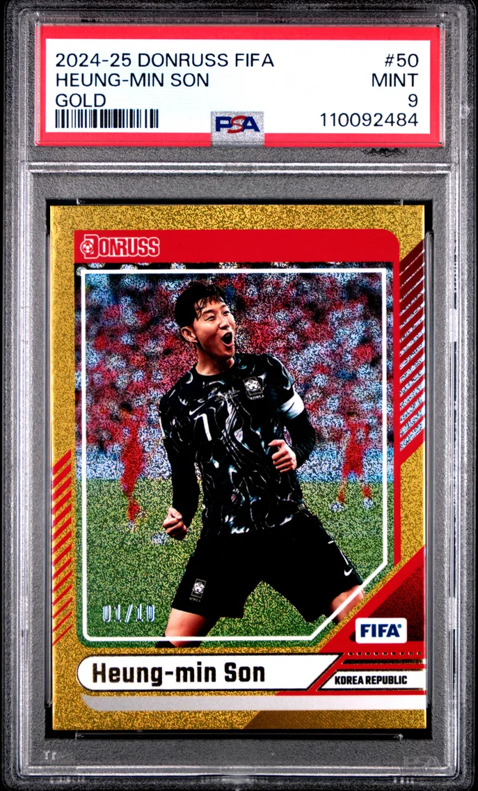 2024 #50 Heung-Min Son PSA 9 Panini Donruss FIFA