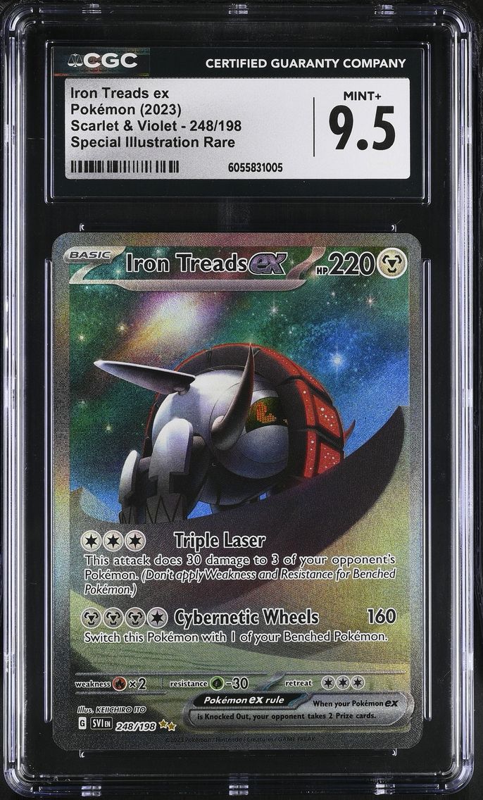 2023 #248 Iron Treads ex CGC 9.5 Scarlet & Violet - SV1EN - English