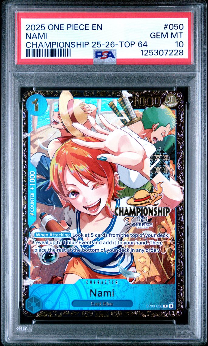2025 #050 Nami PSA 10 Promos One