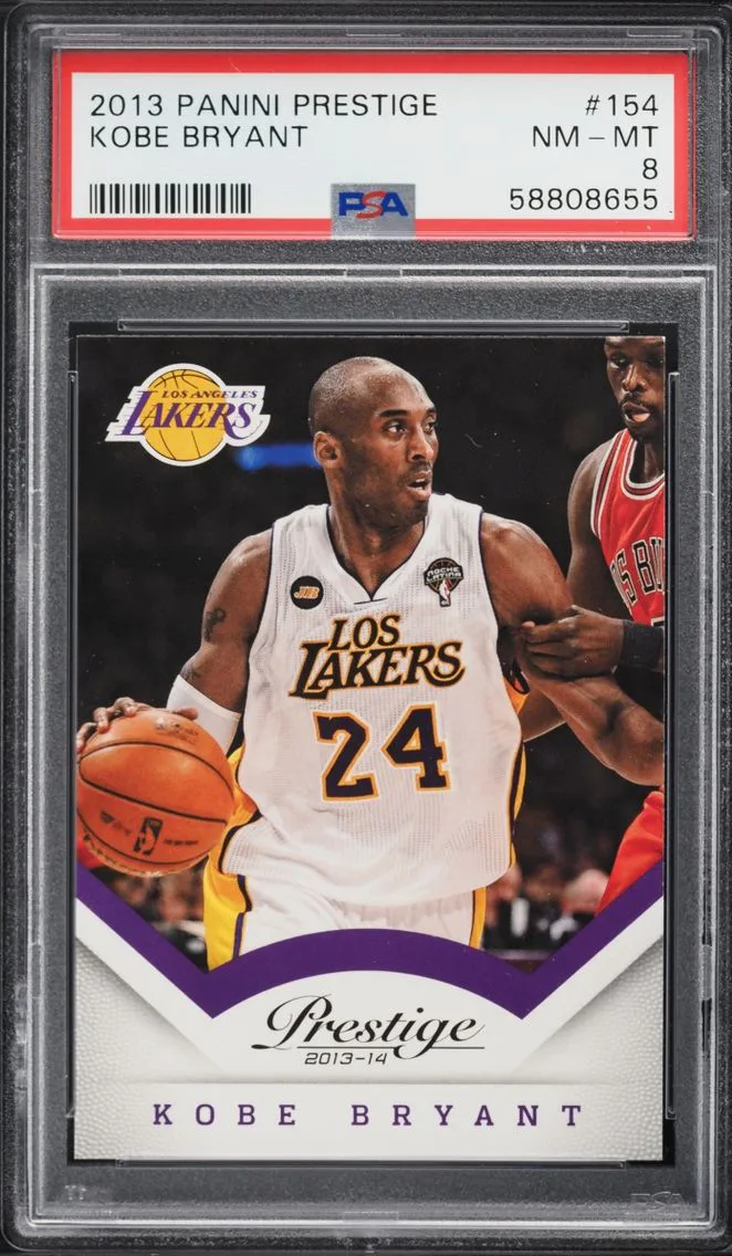 2013 #154 Kobe Bryant PSA 8 Panini Prestige
