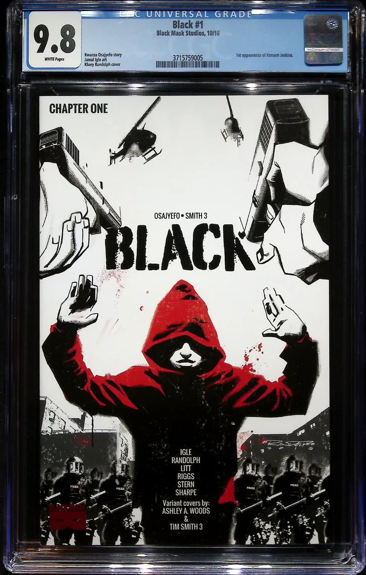 2016 Black #1 CGC 9.8 Black Mask Studios