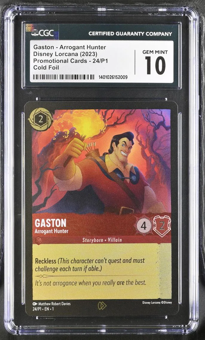 2023 #24/P1 Gaston CGC 10 Promotional Cards - English