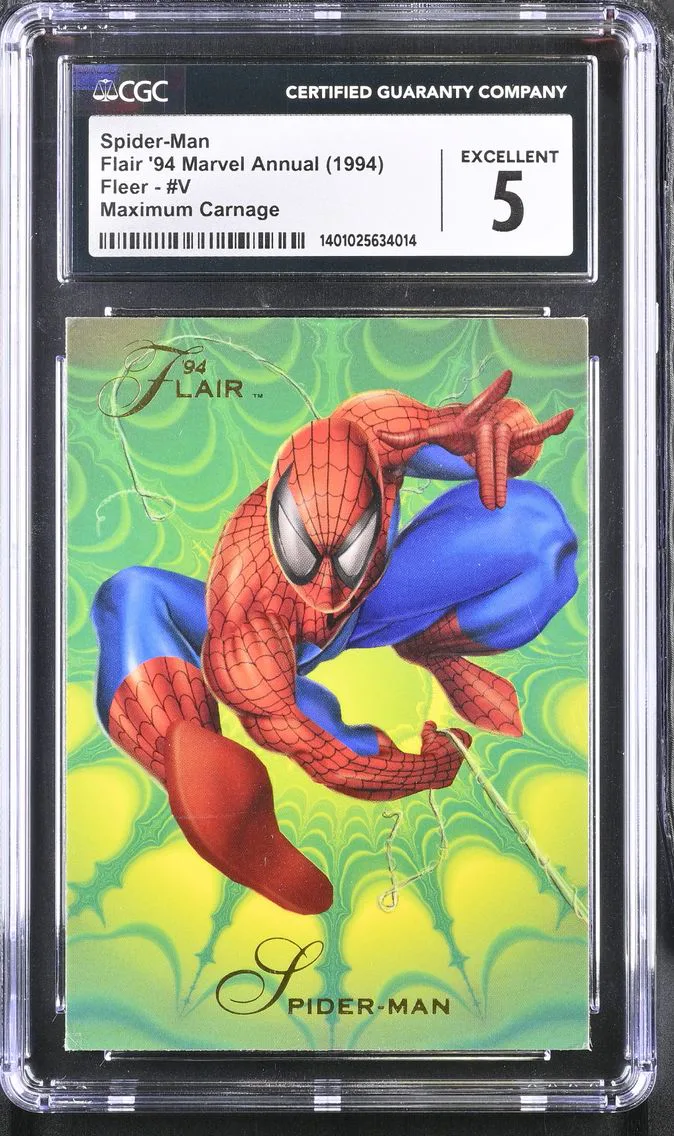 1994 #V Spider-Man CGC 5 Flair '94 Marvel Annual - English