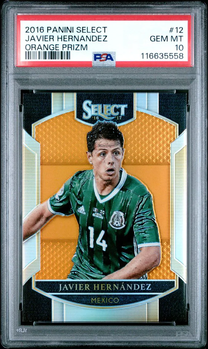 2016 #12 Javier Hernandez PSA 10 Panini Select