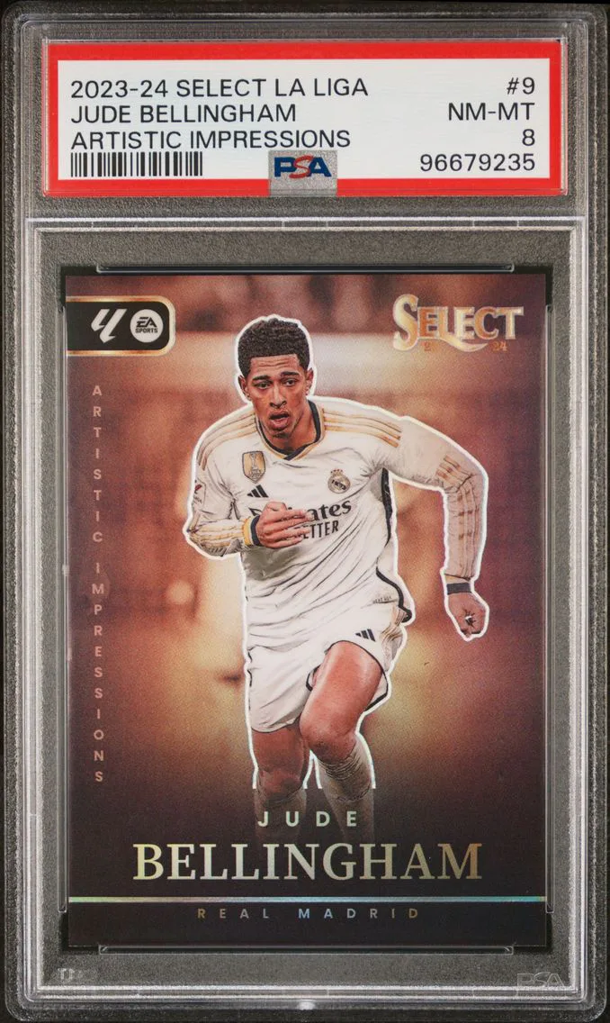 2023 #9 Jude Bellingham PSA 8 Panini Select La Liga Artistic Impressions