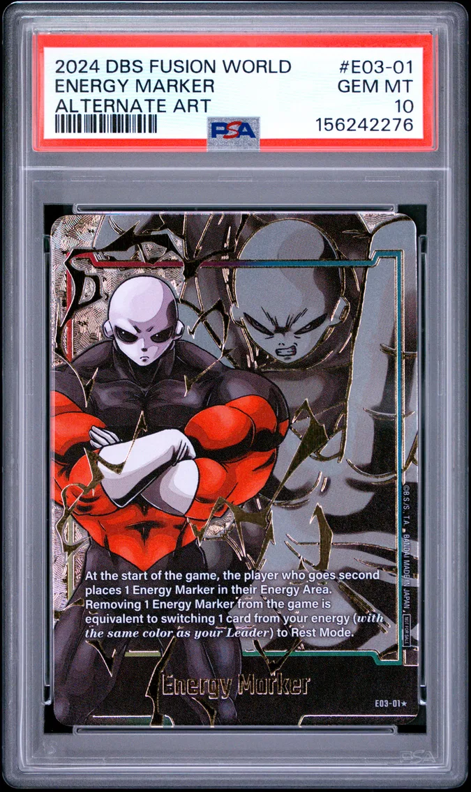 2024 #E03-01 Energy Marker PSA 10 Dragon Ball Super Card Game Fusion World Energy Marker Pack 03