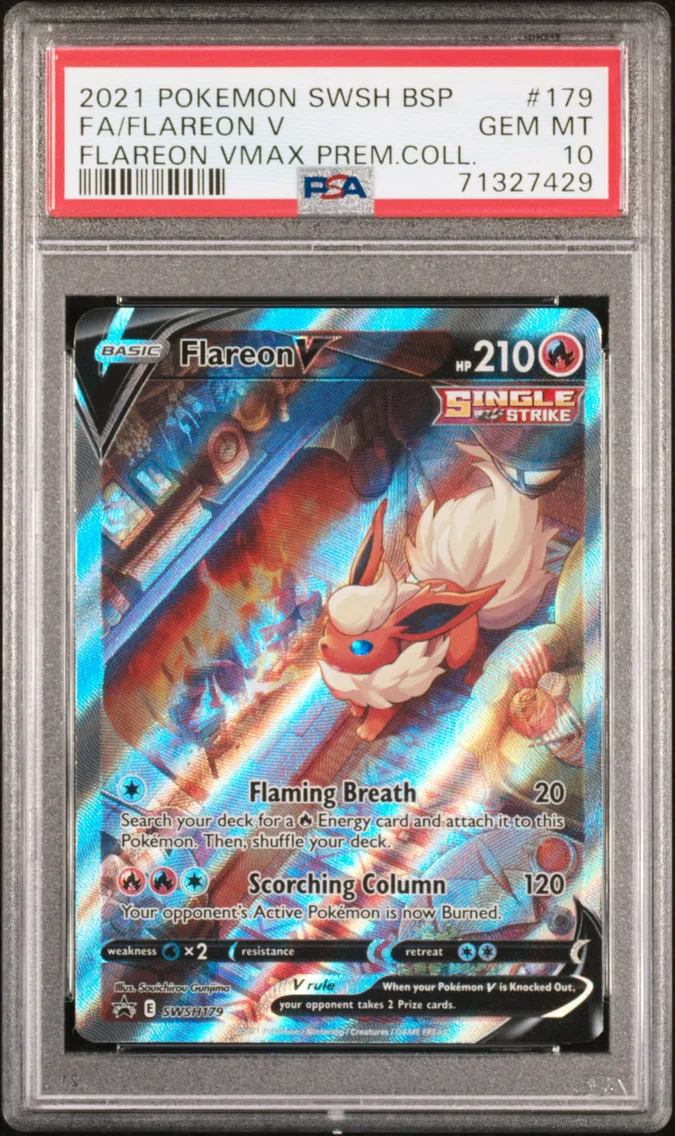 2021 #179 Full Art/Flareon V PSA