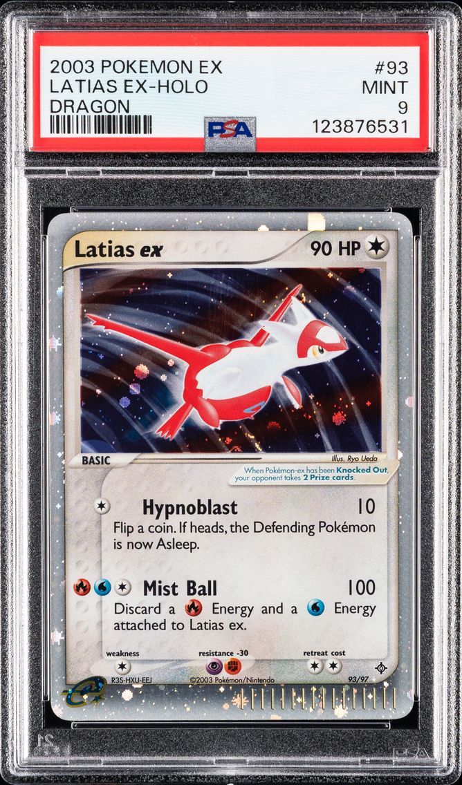 2003 #93 Latias EX-Holo PSA 9 EX
