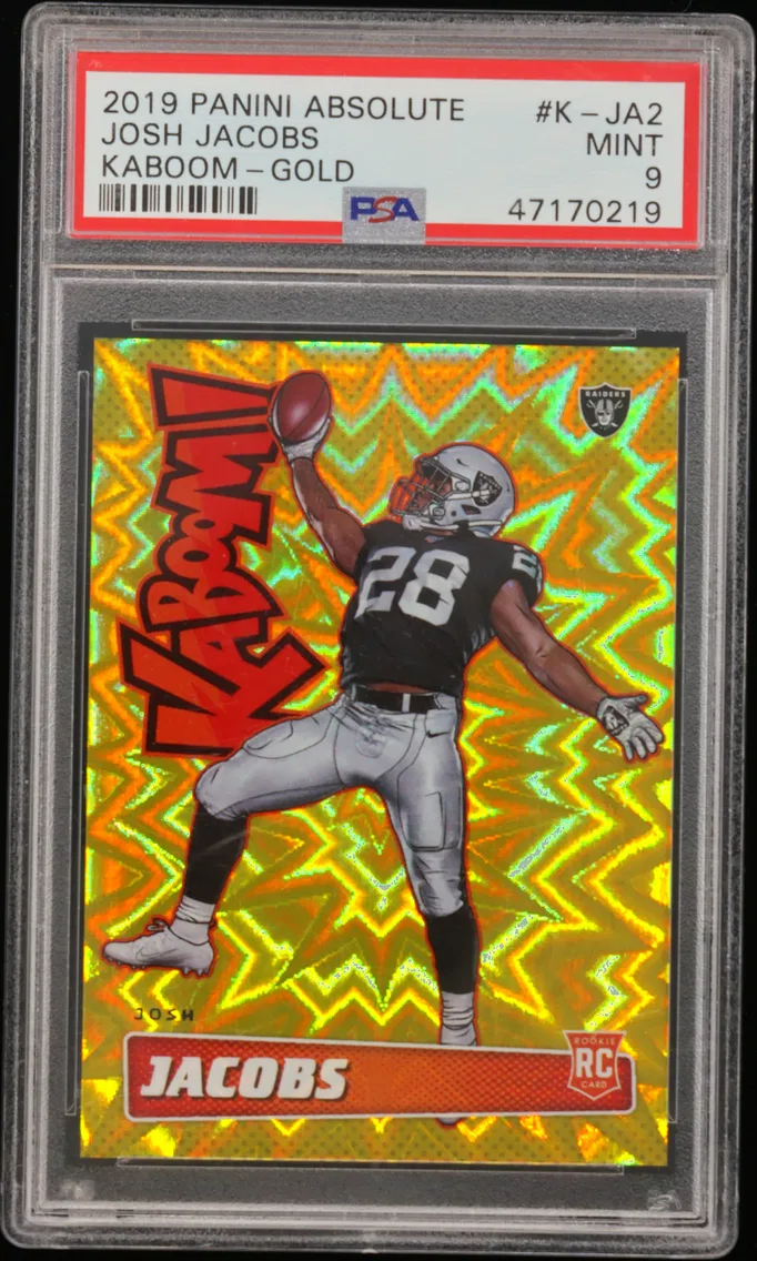 2019 #K-JA2 Josh Jacobs PSA 9 Pa