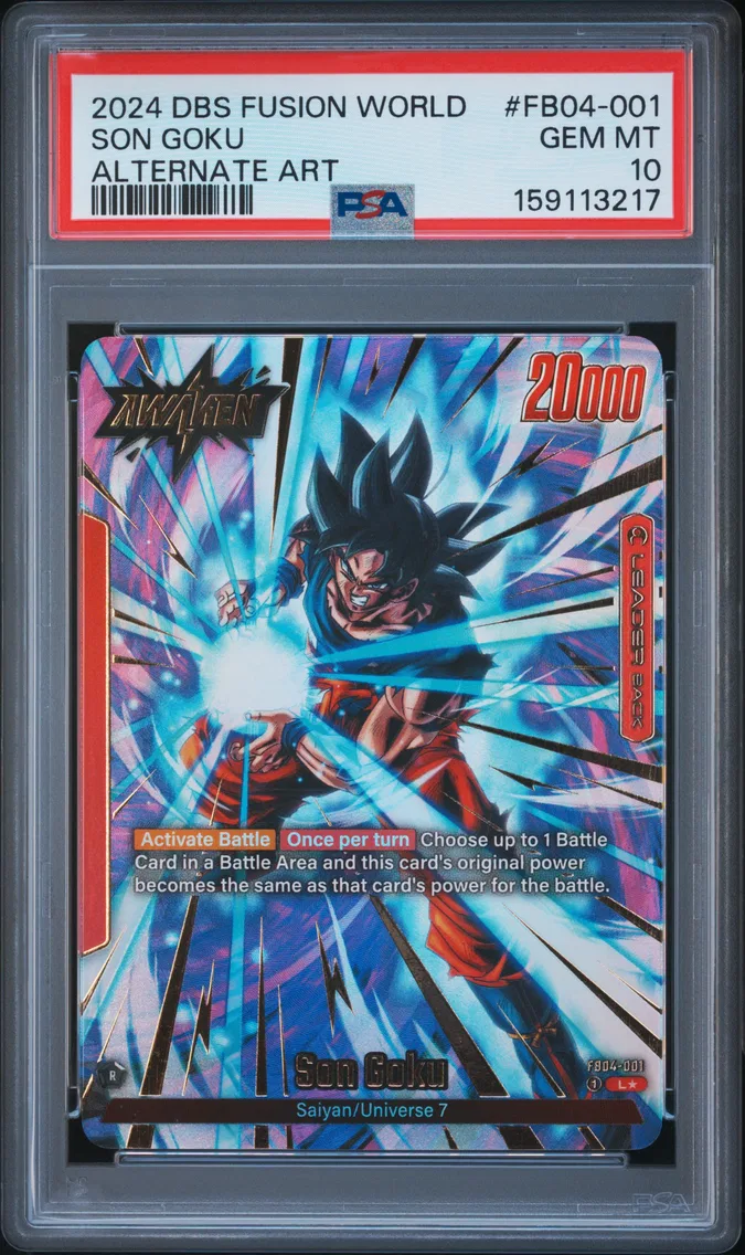 2024 #FB04-001 Son Goku PSA 10 Dragon Ball Super Card Game Fusion World Ultra Limit