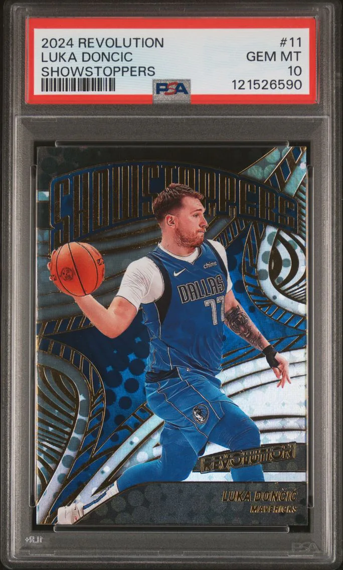 2024 #11 Luka Doncic PSA 10 Panini Revolution Showstoppers