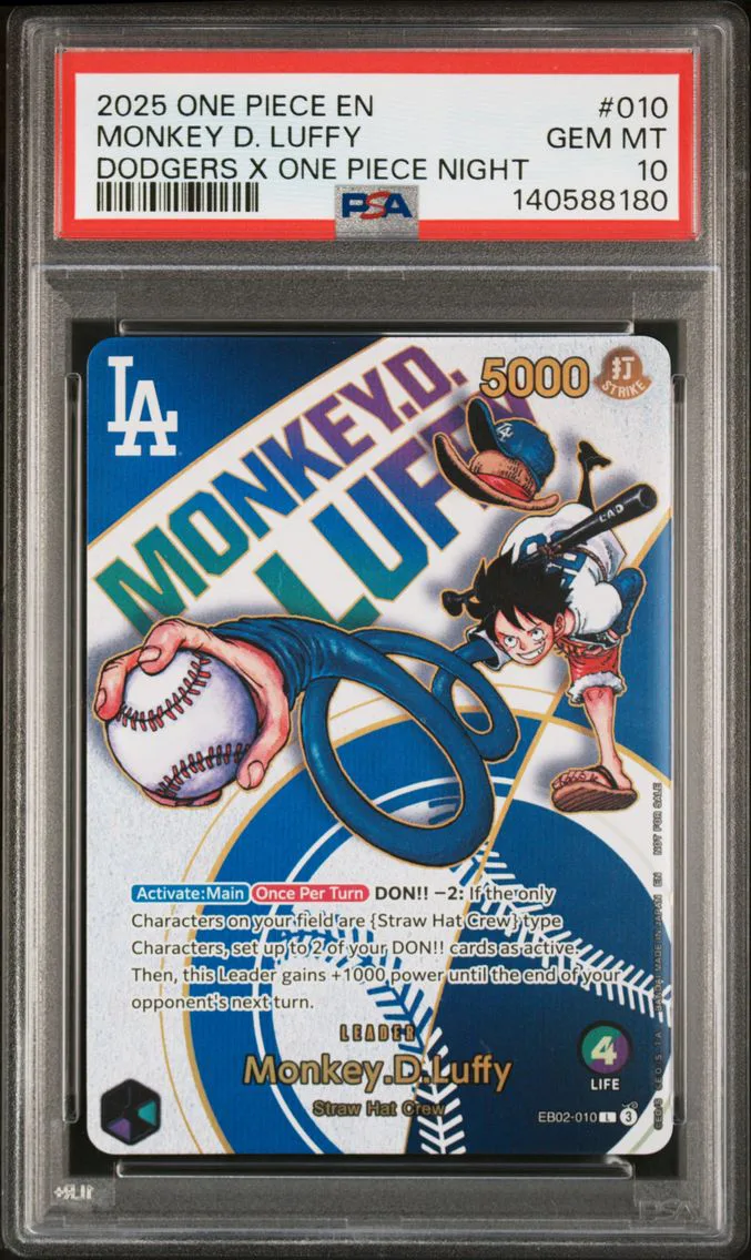 2025 #010 Monkey D. Luffy PSA 10